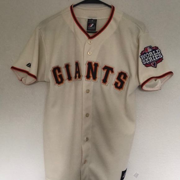 buster posey world series jersey